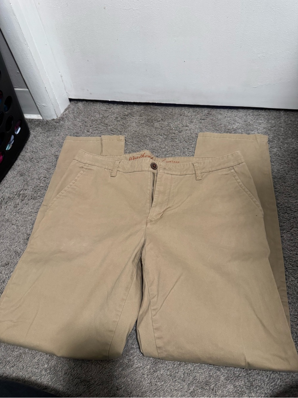 Weatherproof Men's Tan Chino Pants
